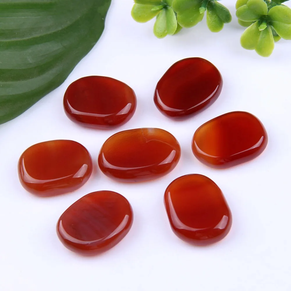 7 шт. набор сердолической чакры пальмового камня лечебный Кристалл Рейки агат