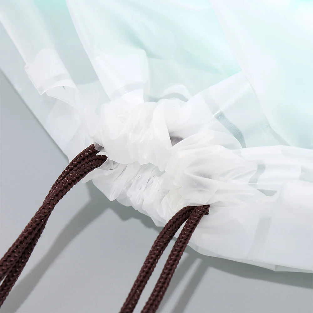 Женская прозрачная косметичка на шнурке 1 шт.|Мешки с кулиской| |