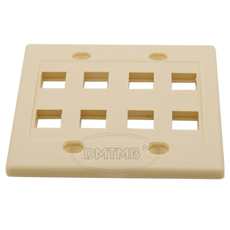 8 портовая настенная пластина keystone с 120X120 мм и цвета слоновой кости|wall plate|keystone wall