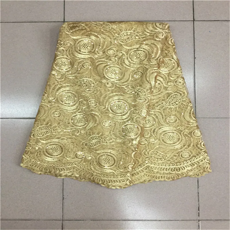 Бесплатная Доставка! Черная кружевная ткань африканский тюль Сетчатое кружево с