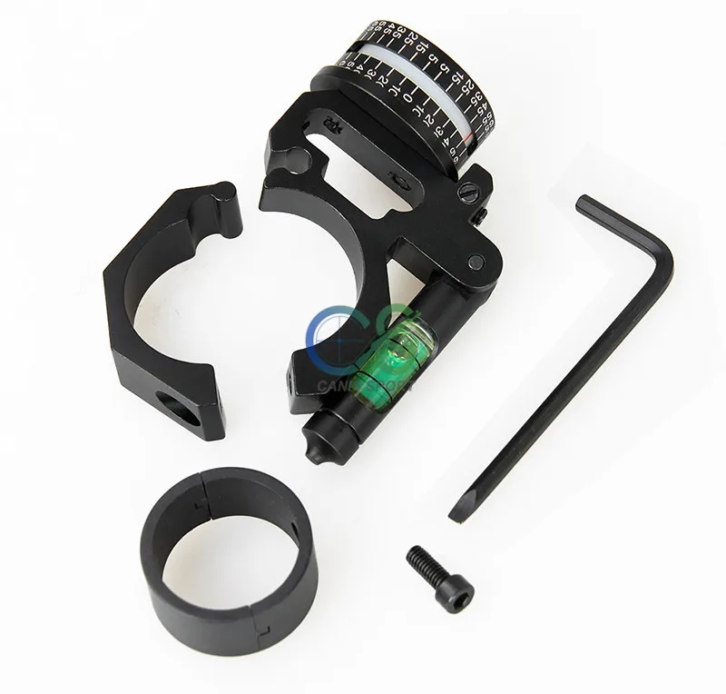 

PPT 25.4mm 30mm Bubble Level Scope Mount with Angle Degree Indicator 6063 T6 Aluminum Black Color Hunting Shooting gs24-0184