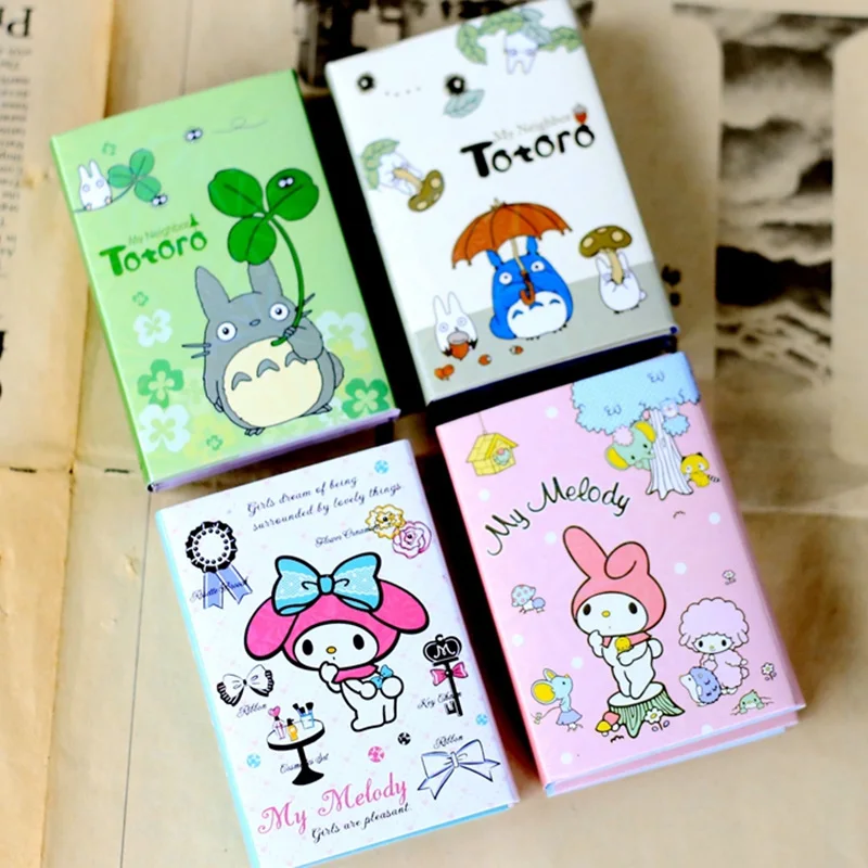2 шт./лот блокнот для записей My neighbor Totoro симпатичная мелодия Липкие заметки