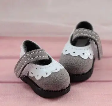 gray Новинка 1/8 г.; ручная работа; BJD pukifee lati-y LUTSDELF кукла azone; обувь из замши на шнуровке - Цвет: gray