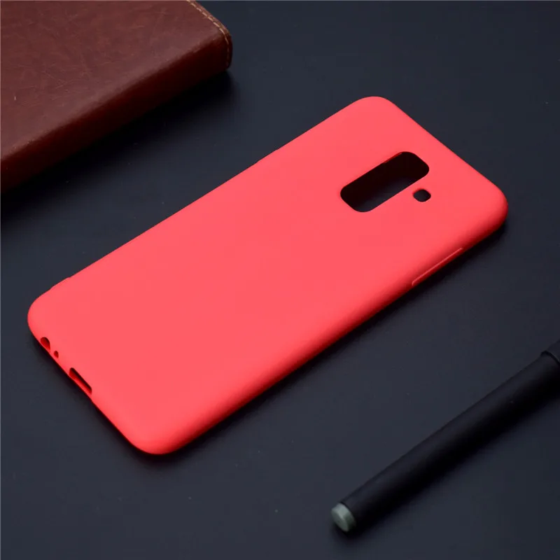 A6 карамельный силиконовый чехол для Fundas samsung Galaxy A6 Plus чехол s on для samsung A 6 A6Plus тонкий, из ТПУ, мягкий чехол для телефона
