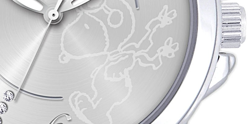 SNOOPY женские Роскошные Кварцевые наручные часы из нержавеющей стали женские креативные повседневные модные часы из натуральной кожи