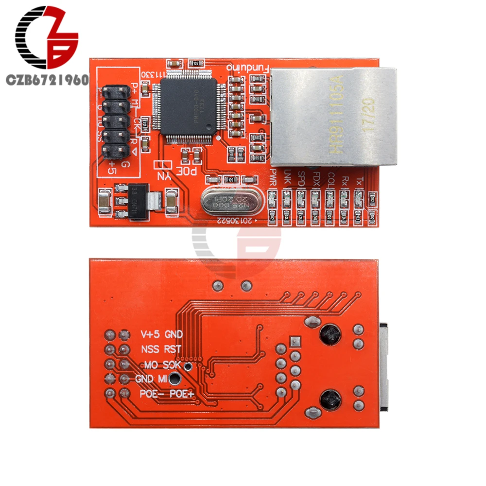 Плата сетевого модуля Mini W5100 LAN Ethernet щит поддержка портов TCP UDP ICMP IGMP ARP PPPoE для Arduino |