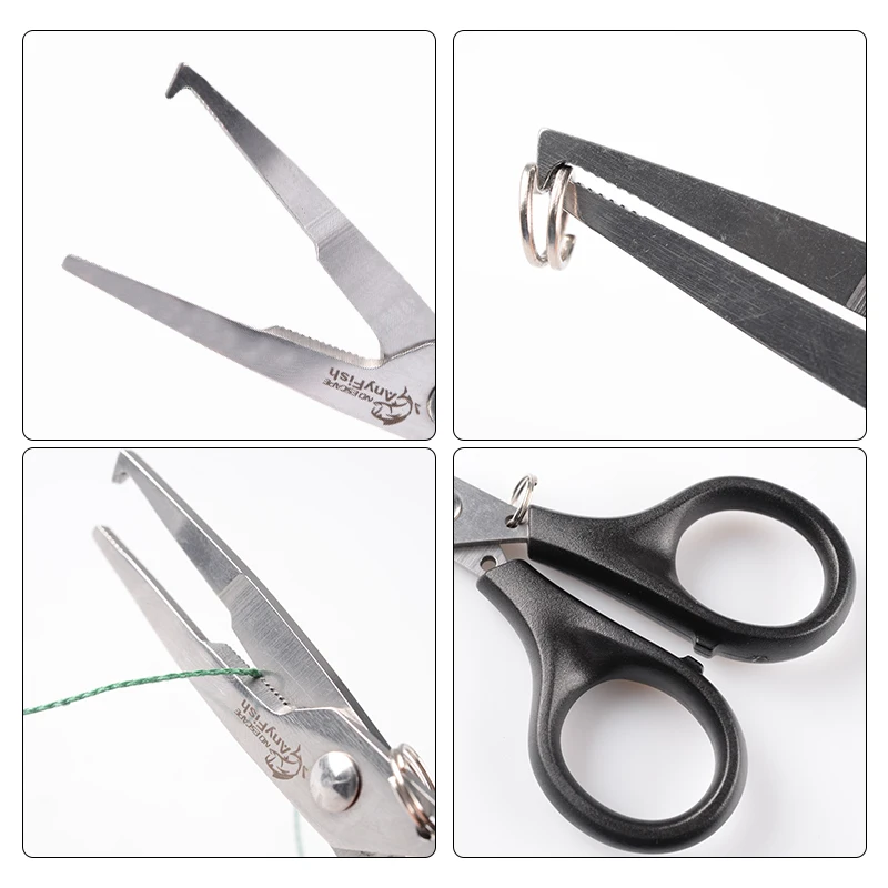 ANYFISH рыбацкие ножницы и кейс для хранения оплетка линия приманка резак 11 3 см Мини