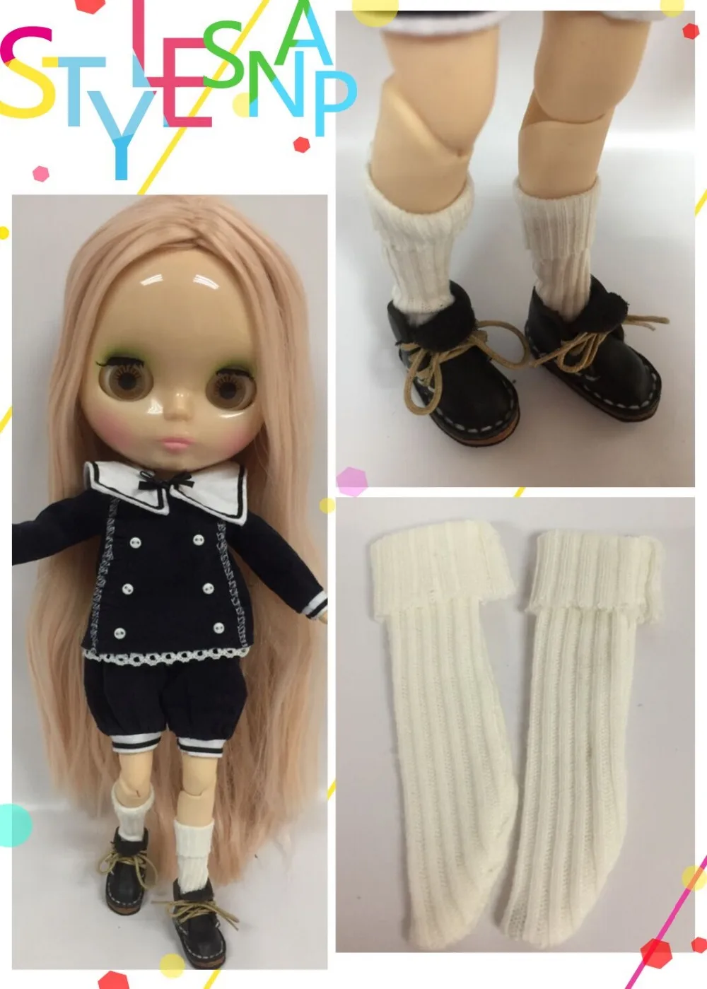Blyth кукольный носок (подходит для Блит pullip кукла licca)|blyth doll socks|doll socksblythe socks |