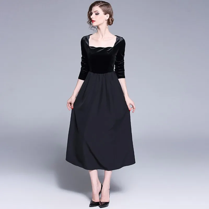 Новые Вечерние платья 2018 Бархатное облегающее платье Макси женское сексуальное