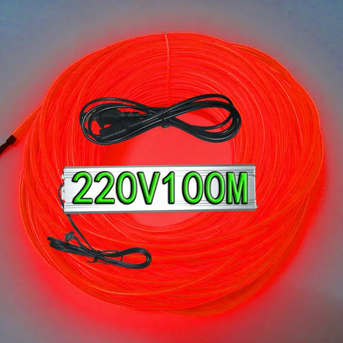 Диаметр 5 мм el провод 100 метров + 220V100 M Инвертор Бесплатная доставка|wire wire|wire 5mminverter