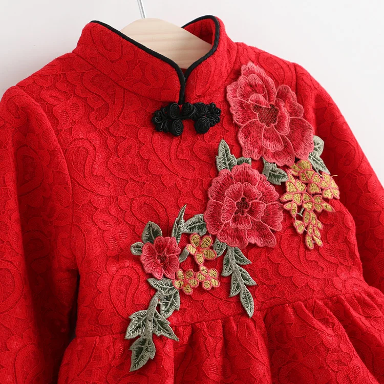 Детское платье без рукавов с длинным рукавом в китайском стиле | Детская одежда и