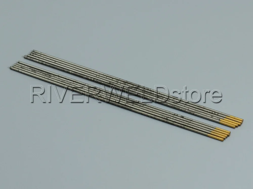 Высокое качество 1.5% Lanthanated вольфрамовый электрод WL15 золото 1 6*150 мм и 1/16 &quotx6&quot