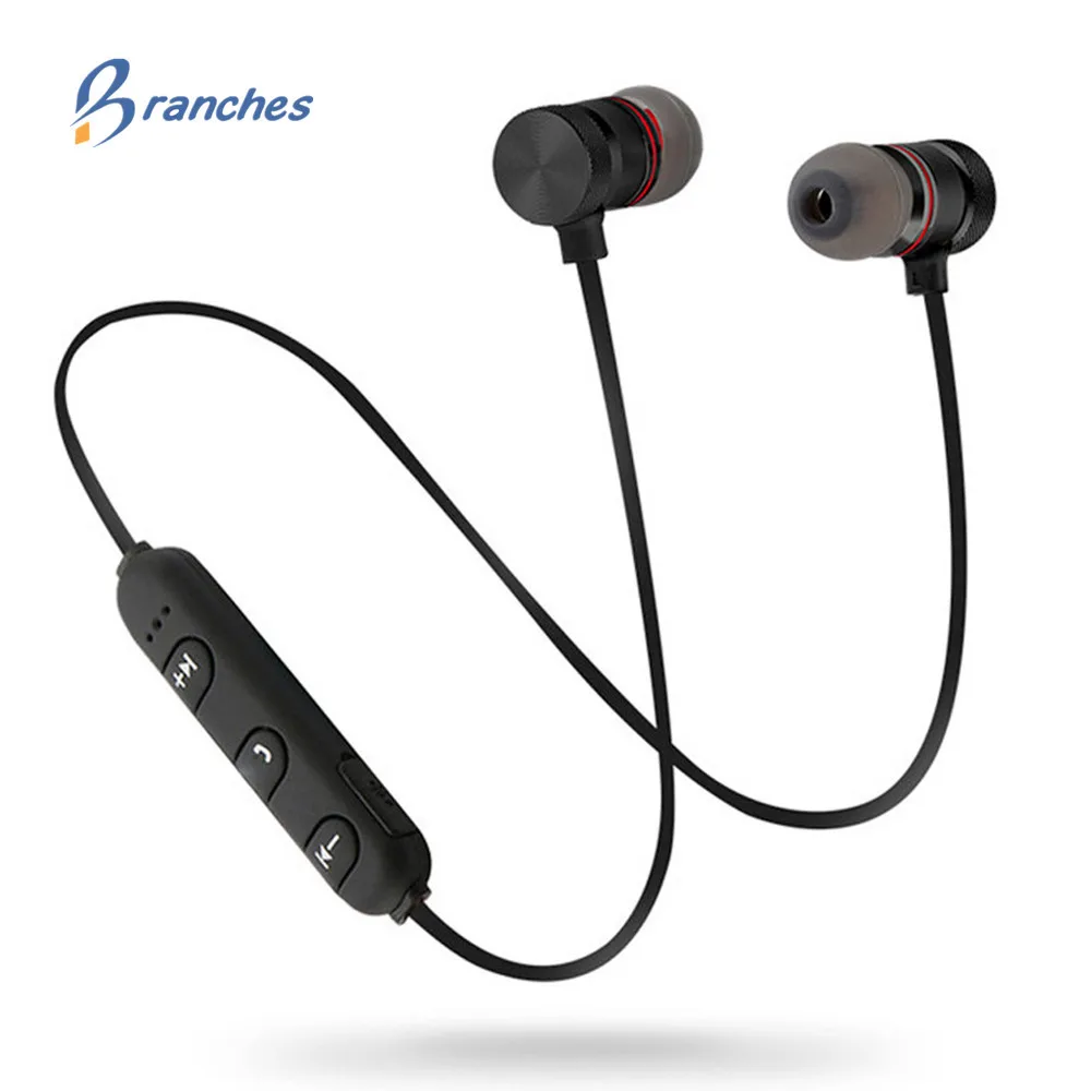 Ветви ES02 наушники-вкладыши Bluetooth беспроводные наушники спортивные музыкальные наушники для Apple iPhone Xiaomi Android Магнитный головной телефон