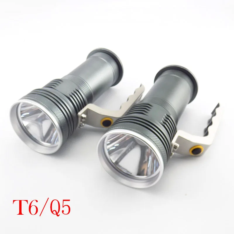 

Q5/T6 Power Flashlight Rechargeable Searchlight For Hunting Hiking Flash Light Torch Lantern Power Charger 18650 Battery