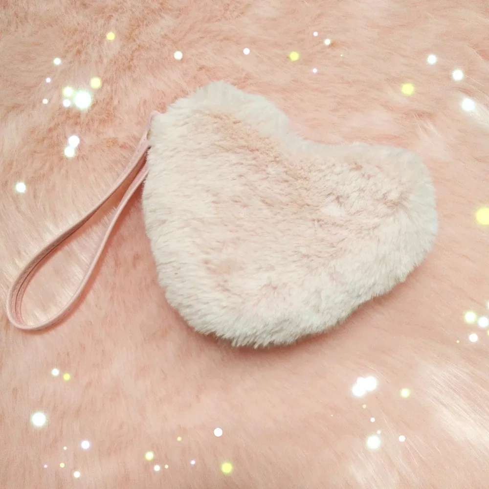 Бренд milk bear маленькая сумка осень зима новый шарик для волос сердце фигурный