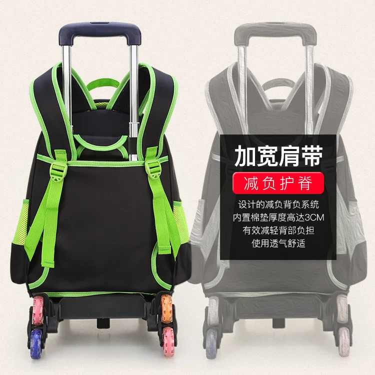 Детские школьные сумки для мальчиков детский школьный рюкзак с колесами