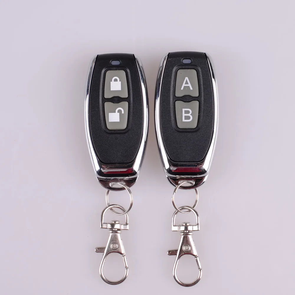 RF Remote Control Transmitter 2 Button Lock Unlock Metal remote High-end upscale Wireless 315/433Mhz 50pcs | Обустройство дома