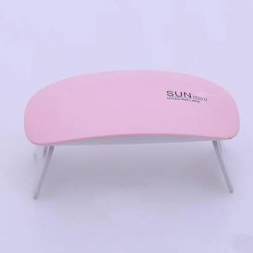 pink lamp Портативная мини 6 Вт лампа для ногтей Гель-лак для ногтей сушилка Светодиодный УФ-лампа форма мыши акриловые ногти искусство отверждения светильник Электрическая Сушка Для Ногтей - Цвет: pink lamp