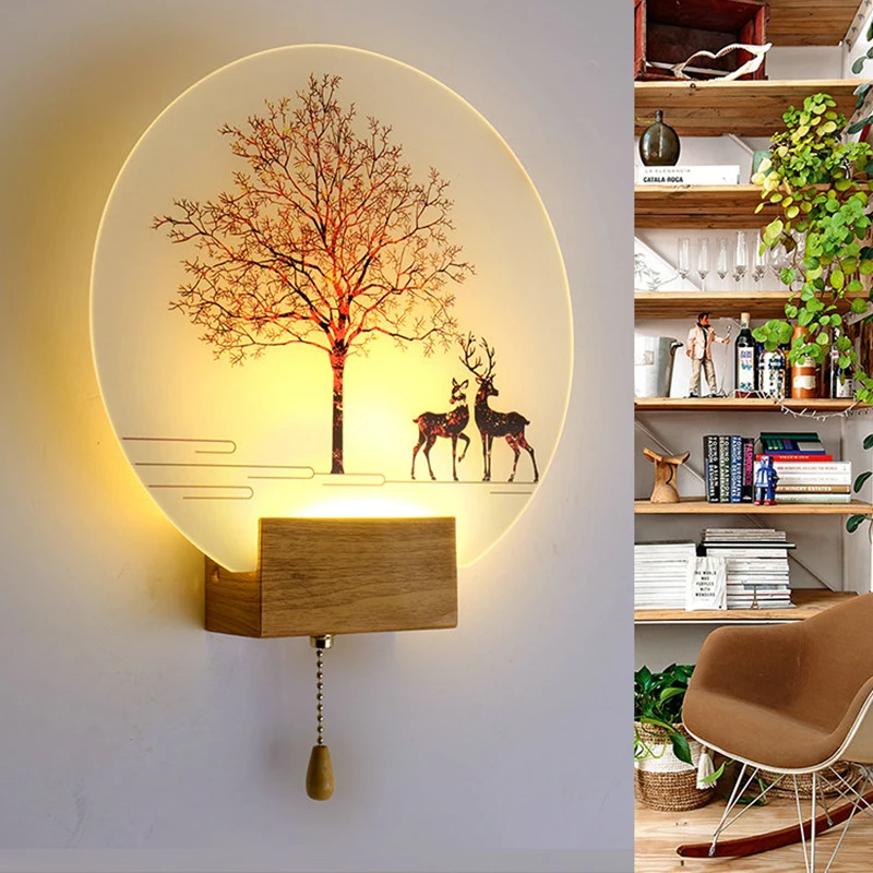 Современный светодиодный для помещений настенный прикроватный светильник s с