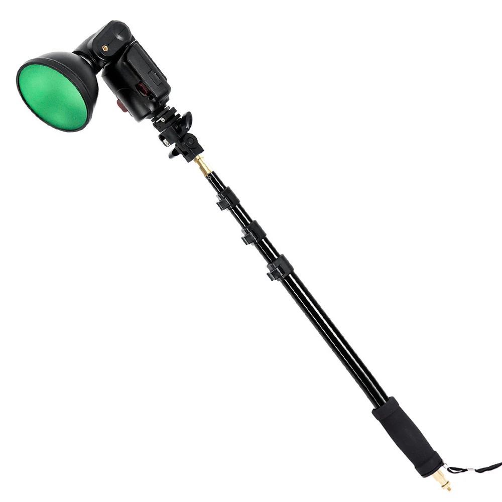 Godox AD-S13 21-6" /55-160 см портативный светильник-Стрела палка четыре секции с наружной резьбой 1/4" для вспышки WITSTRO AD180 AD360