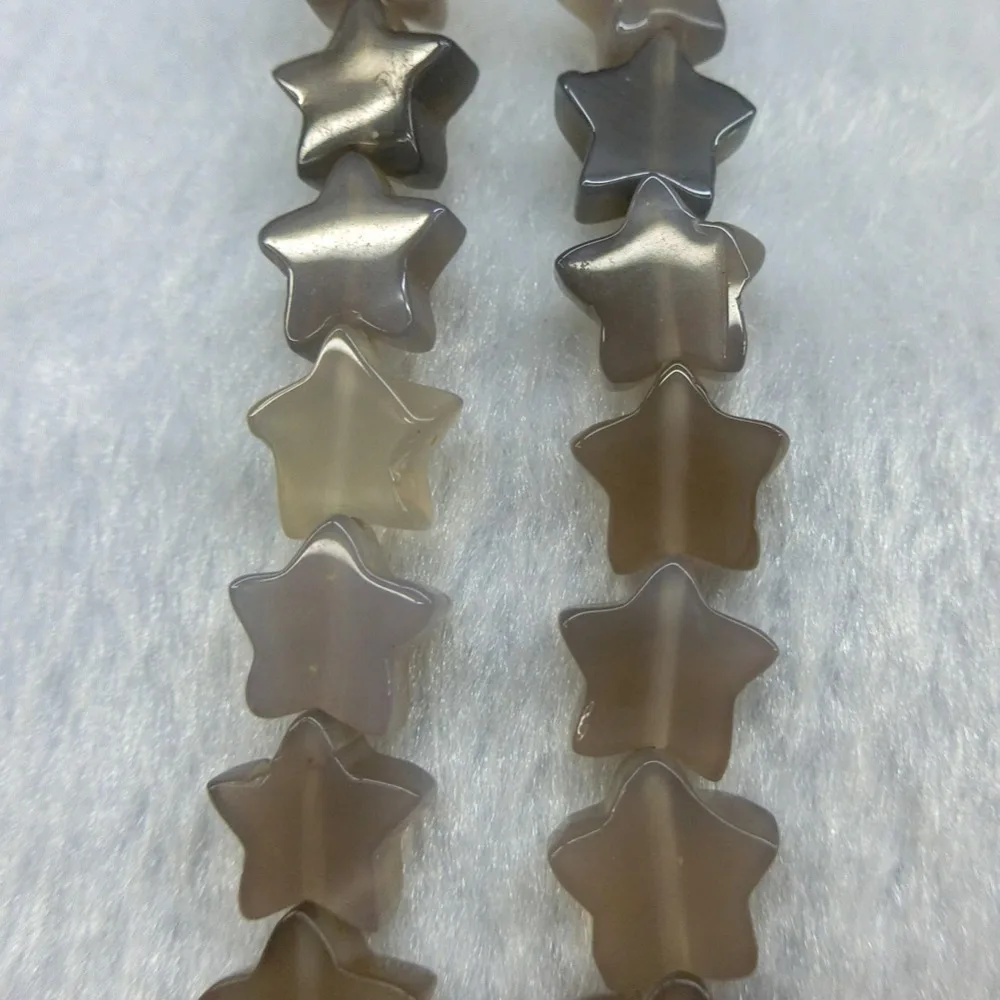 40 шт./лот натуральный серый Агаты оптом камень бусы звезды содалит свободные бусы шармы для DIY Ожерелье Браслеты Ювелирные изделия изготовление бесплатно