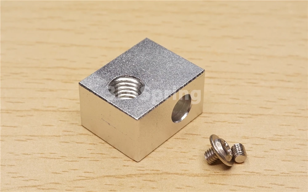 MK10 тепловой блок M7 резьба для Makerbot 2 поколения экструдер Hotend алюминий 20*16*11 5 мм 3D