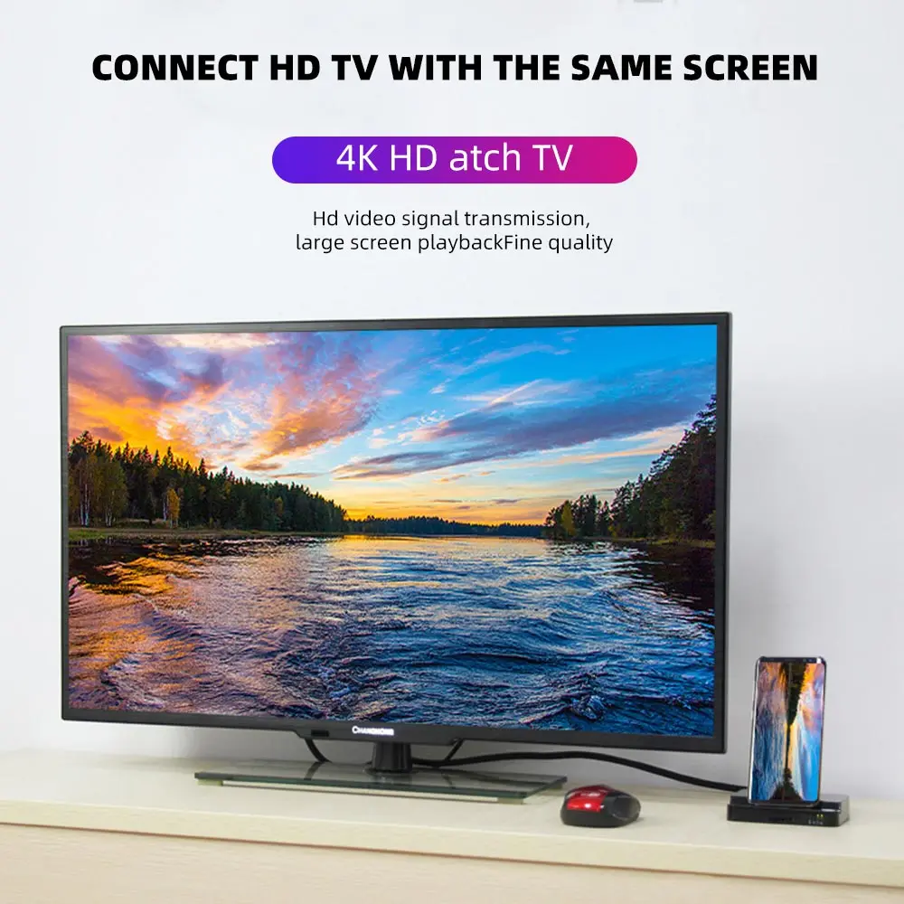 FDBRO разъемом спецификации Usb Type-c расширения док-станция к Hdmi/Usb SD/TF мобильный