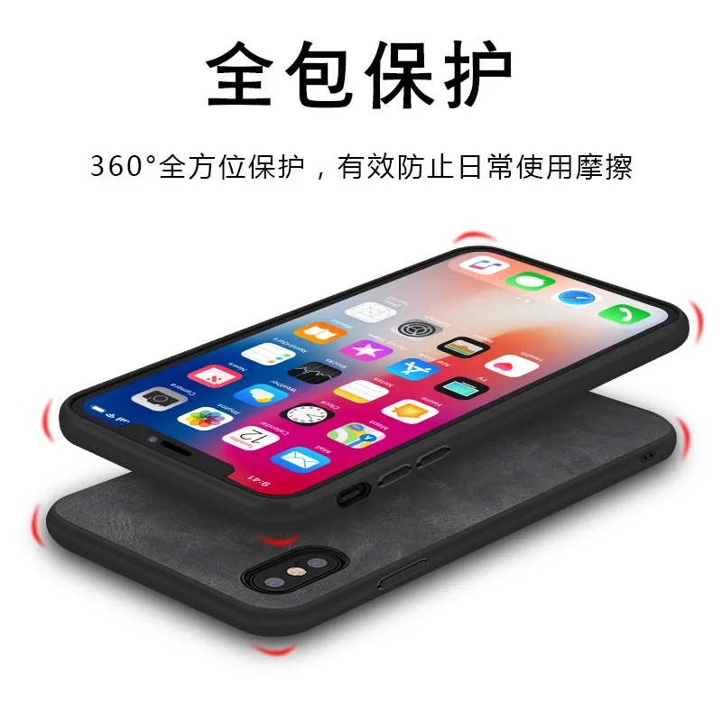 New Fall-Proof Protective Leather Case For Huawei P30 P20 Pro Cover Mate 10 20 Retro-Textured Mobile Phone |