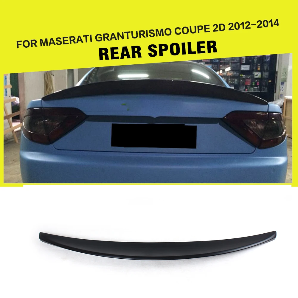 FRP Unpainted Black Primer Rear Trunk Lip Spoiler Wing for Maserati GranTurismo Coupe 2012 - 2014 | Автомобили и мотоциклы
