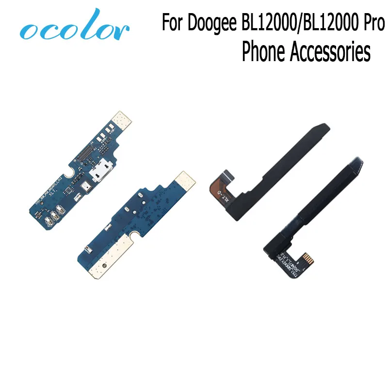 Ocolor Для Doogee BL12000 Pro BL12000 USB Порты и разъёмы телефон usb-разъем, зарядное устройство доска кнопка питания, громкости гибкий кабель для Doogee BL12000