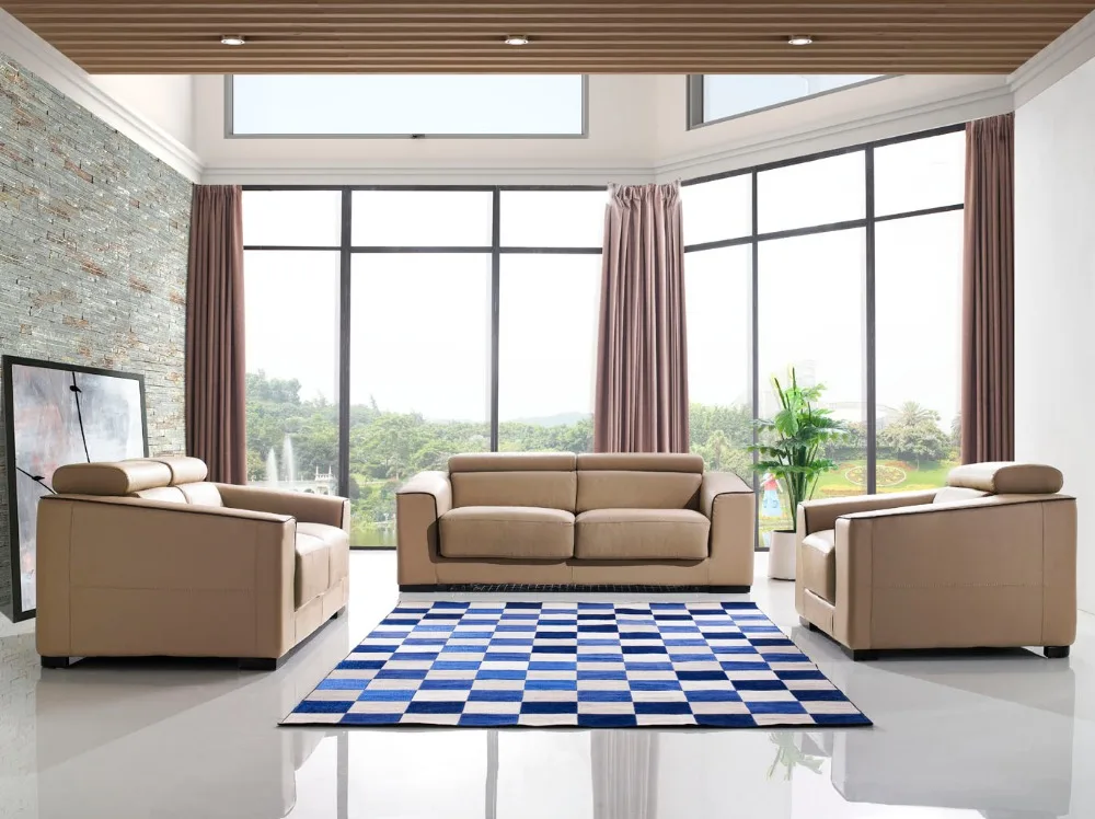 Диван-кровать из натуральной кожи мебель для гостиной/Настоящая гостиная