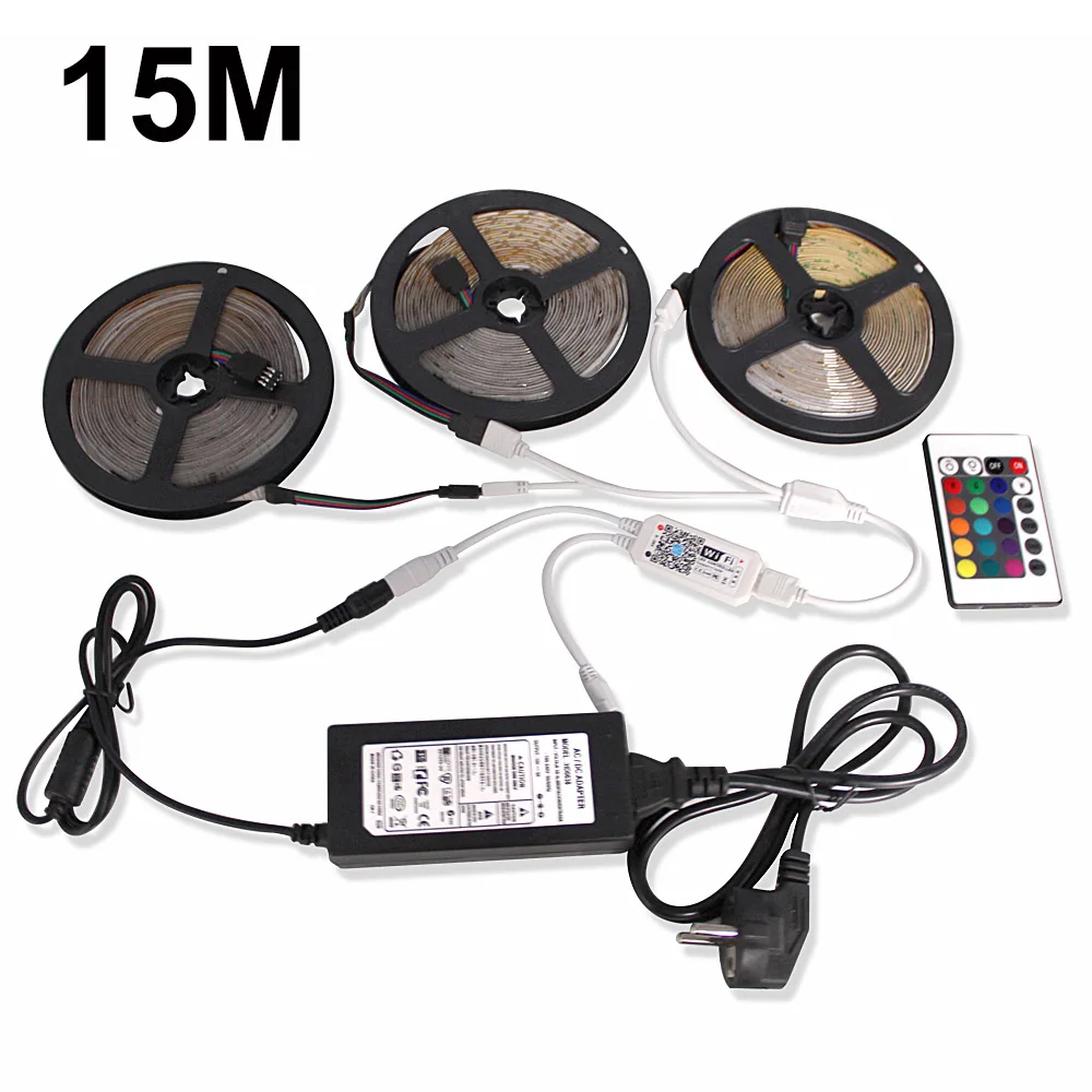 Ночник 2835 светодиодный RGB ленточный светильник 12V lampara для телевизора, кухонного шкафа, декор для туалета, ночной Светильник ing RF Bluetooth, wifi контроллер
