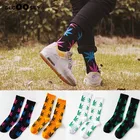 6 парупак. Harajuku chaussette Стиль носки с узором для мужчин из хлопка в стиле хип-хоп, носки, Meias, носочки для мужские носки, Calcetines; Сезон зима-весна