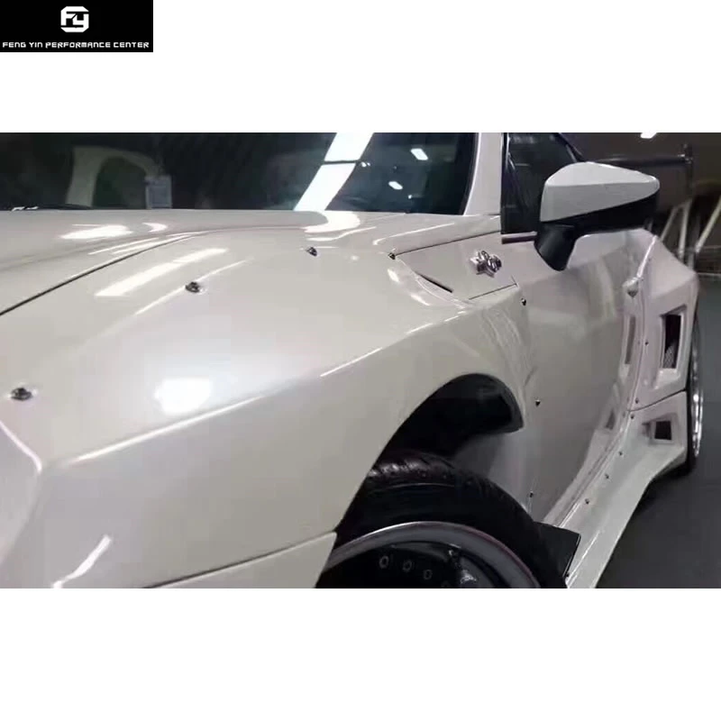 86 BRZ Широкий комплект кузова автомобиля FRP Передний Задний бампер боковые юбки задний spolier для Toyota GT 86 Subaru BRZ Rocket Bunny Комплект кузова 13-17