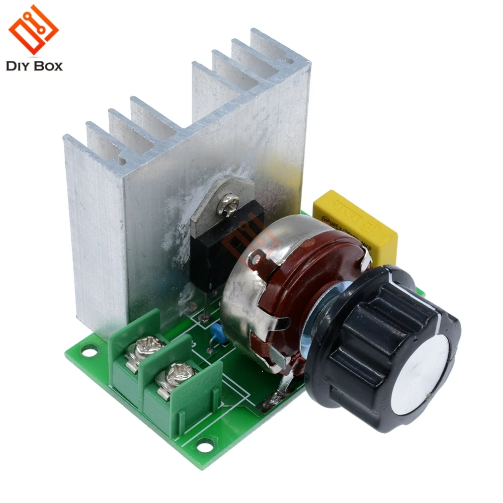 AC 4000W контроллер скорости двигателя постоянного тока регулятор диммер SCR модуль