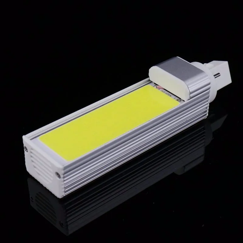 

5pcs/lot Horizontal Plug LP Lamp LED Bulb 7W 10W 13W COB LED E27 G24-4 G23 Corn Light Lamp Warm White AC85V-265V Side lighting