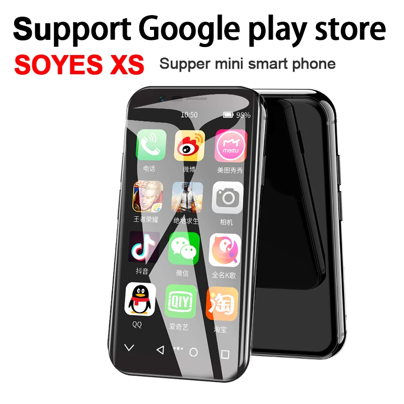 SOYES XS 4G Google play store 3,0 экран мини смартфон 2 ГБ+ 16 Гб/3G+ 32 ГБ Android 6,0 Bluetooth 4,0 Wifi gps PK SOYES 7S
