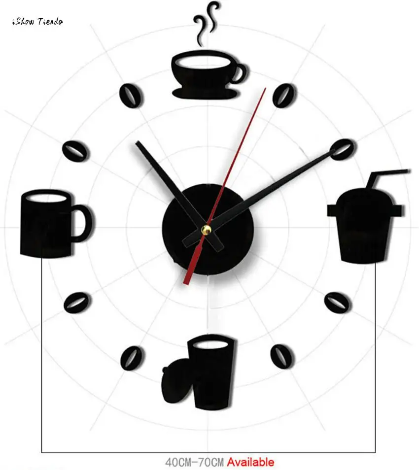 Новинка Лидер продаж 2017 новые акриловые самоклеящиеся настенные креативные часы