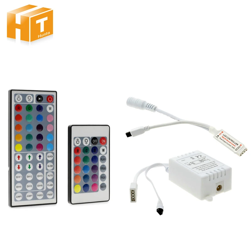 Светодиодный RGB контроллер DC12V Mini 44/24 Key IR пульт дистанционного управления для 3528 5050 RGB светодиодные ленты