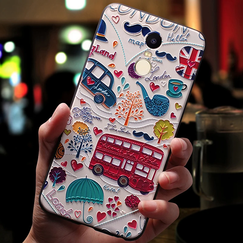 Роскошный чехол YonLinTan для Xiaomi Redmi 5 plus = Note Note5 задняя крышка 3D мобильный телефон