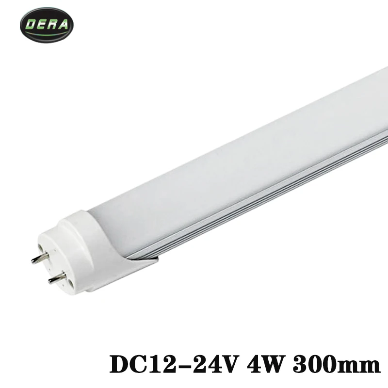 

1/2 шт. T8 1ft светодиодный светильник 4 Вт DC12-24V светодиодный светильник SMD2835 светодиодный люминесцентный светильник 300/345 мм светодиодный свети...