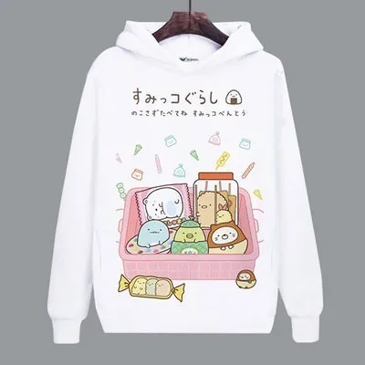 9 Женская толстовка для игры Sumikko Gurashi медведь Пингвин кошка милое пальто для девочек унисекс толстовки костюмы - Цвет: 9