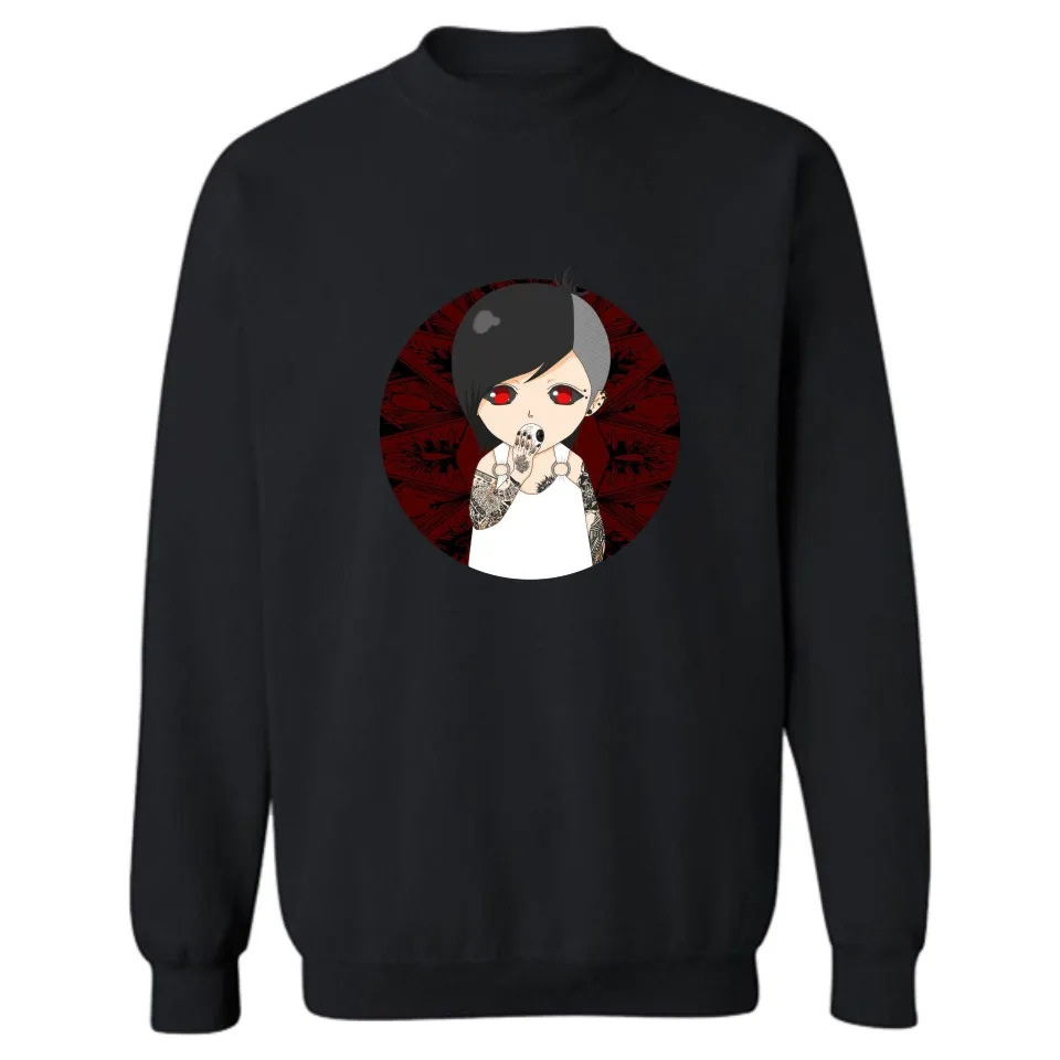 LUCKYFRIDAYF TOKYO GHOUL Harajuku Толстовка Мужская хип хоп мода плюс мужские толстовки и