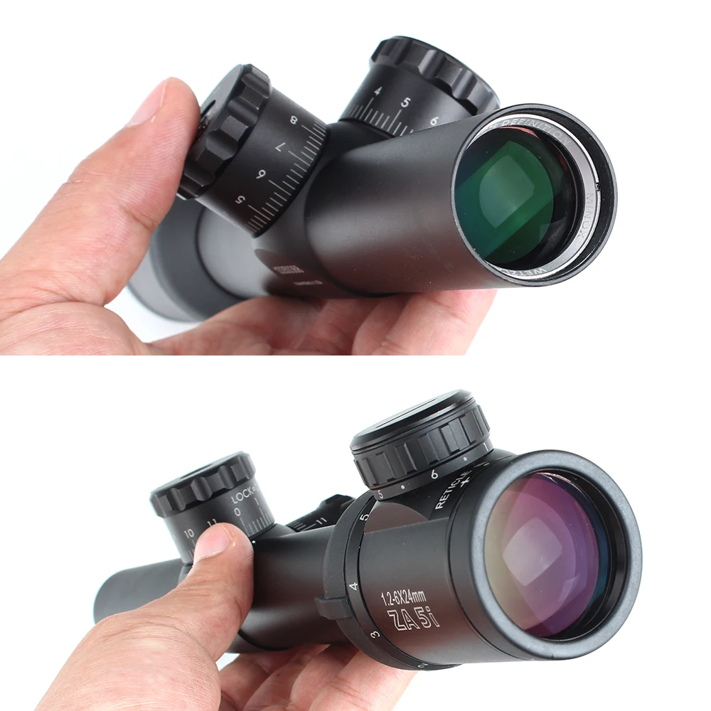MINOX ZA 5i HD 1,2-6X24 ИК компактный охотничий прицел стекло травленая светящаяся сетка длинный глаз рельеф прицел оптические прицелы