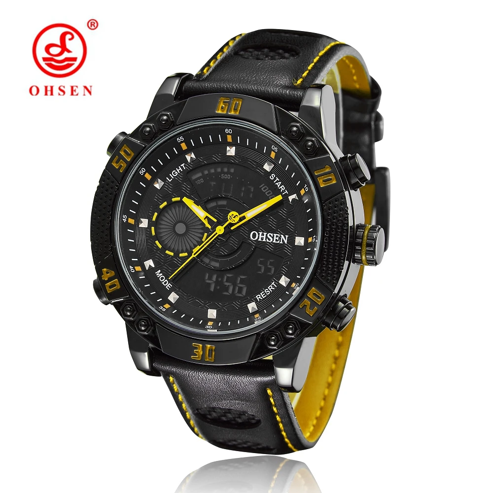 Оригинальный бренд OHSEN Swim спортивные часы для мужчин 30 м водонепроницаемые
