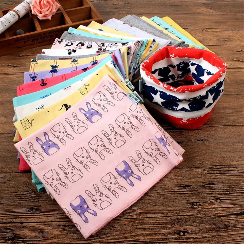 Детский шарф Сезон осень весна Новый стиль Принт в виде сердца бабочки листьев