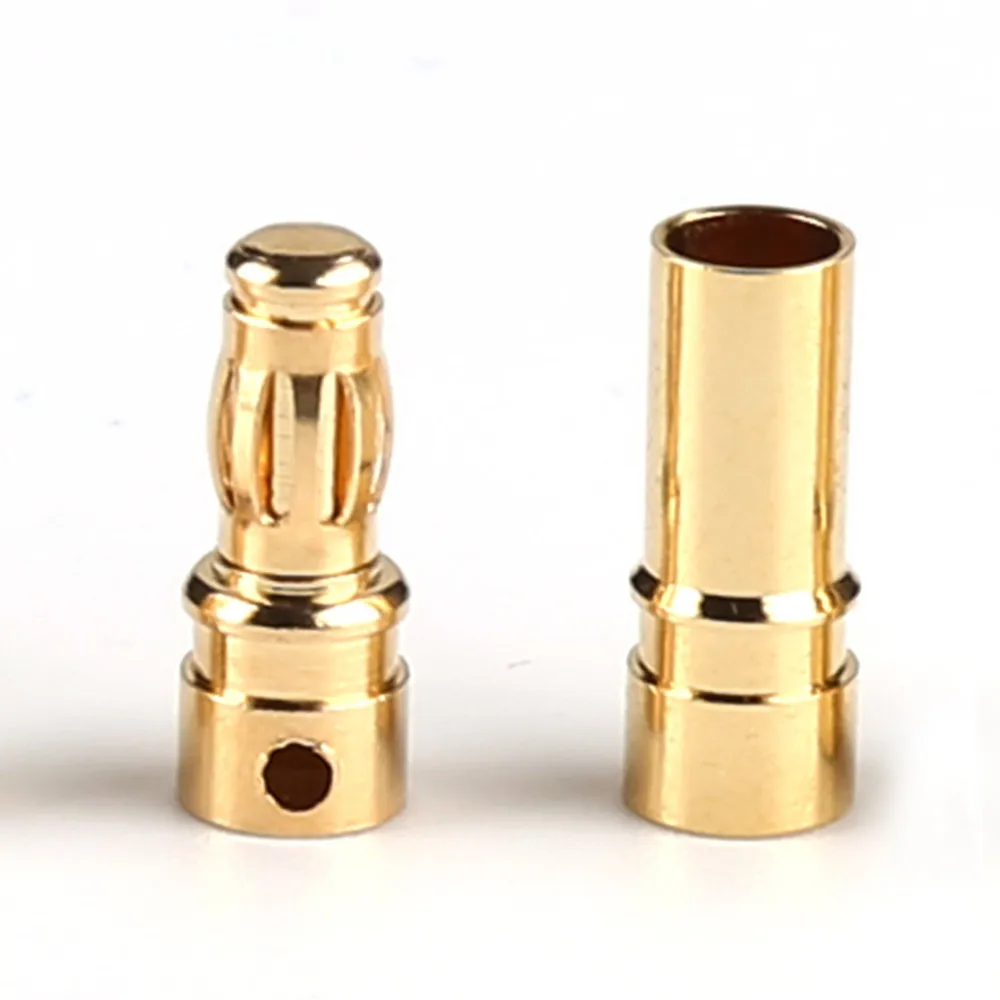 10 пар медный золотой тон в наличии 3 5 мм Банановая пуля штекер гнездо для