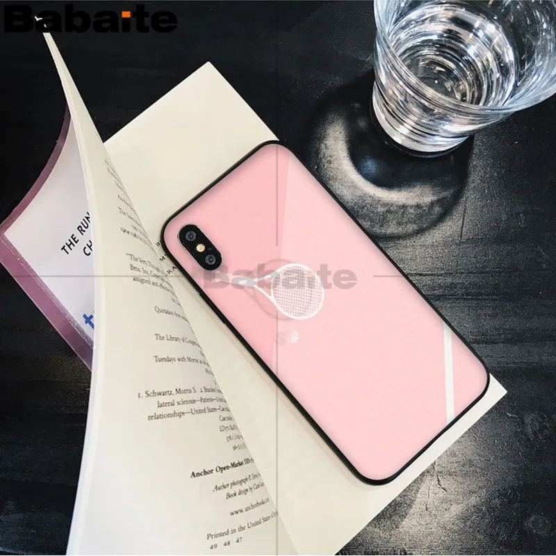 2 Babaite спорта тенниса рукоделие принт рисунок телефона чехол для Apple iPhone 8 7 6 6S Plus X XS MAX 5 5S SE XR чехол - Цвет: 2