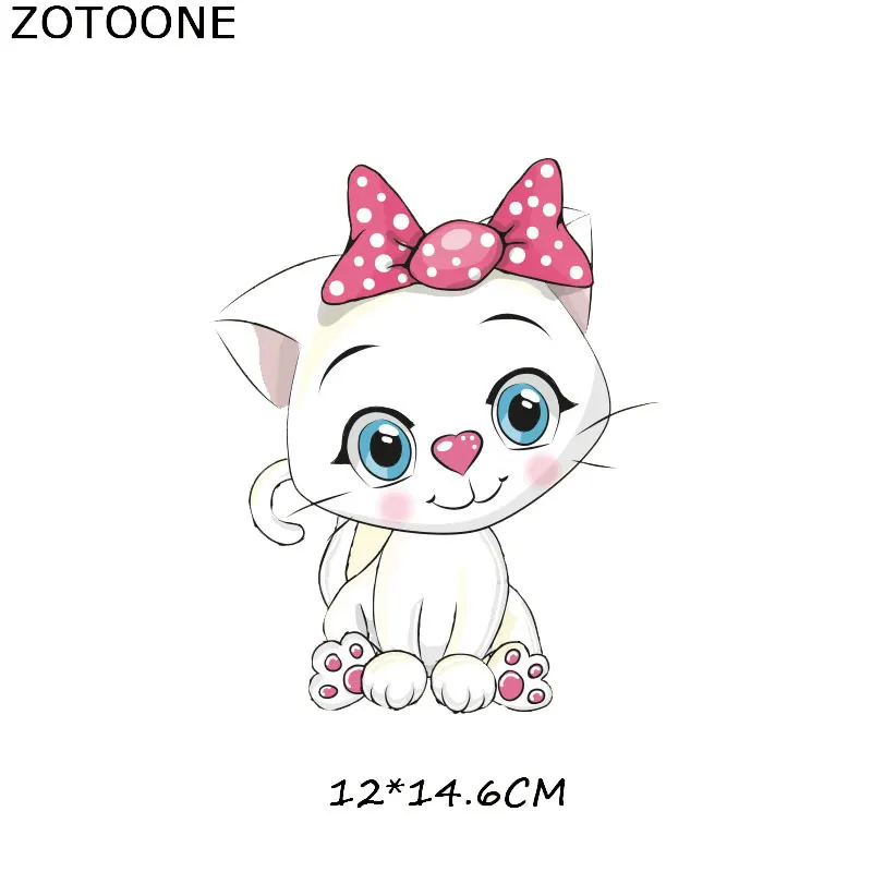 ZOTOONE мультфильм животных Железный На переноске стикер для детской одежды собака