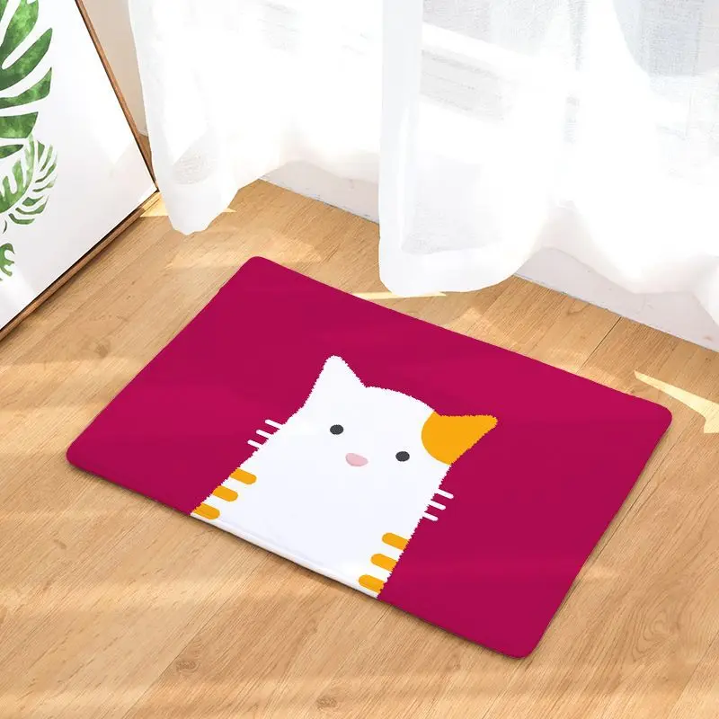 BLRISUP мультфильм коврик с изображением кошки Противоскользящий
